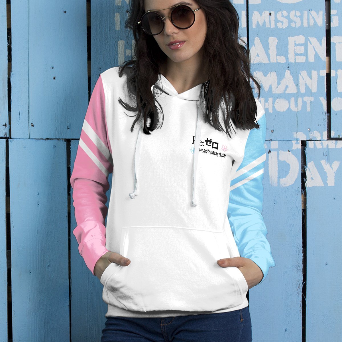 re-zero-rem-ram-unisex-pullover-hoodie-505296 re zero rem ram unisex pullover hoodie 505296 - Gear Anime