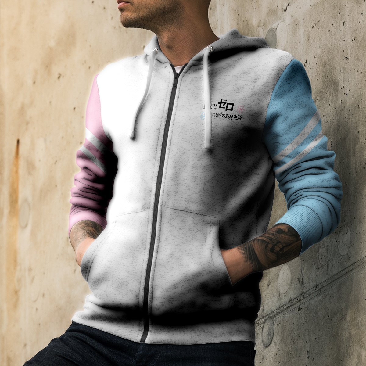 re-zero-rem-ram-unisex-zipped-hoodie-639493 re zero rem ram unisex zipped hoodie 639493 - Gear Anime