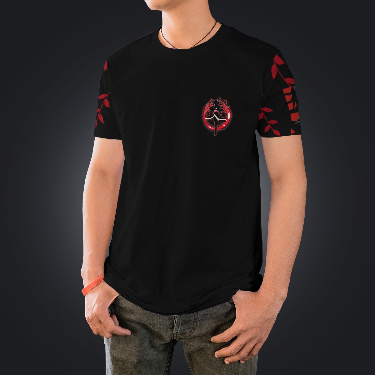 red-ed-nezuko-unisex-t-shirt-214537 red ed nezuko unisex t shirt 214537 - Gear Anime