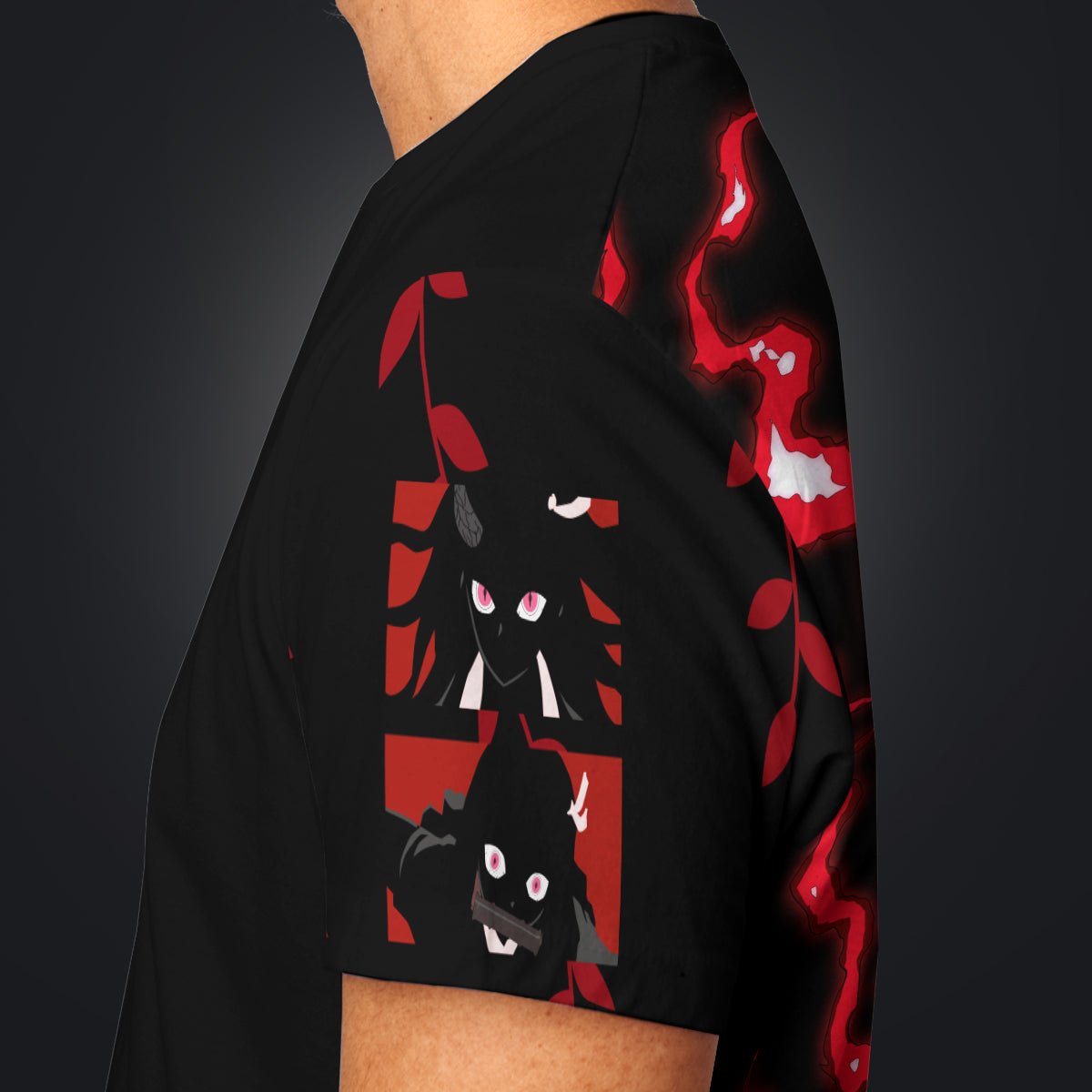 red-ed-nezuko-unisex-t-shirt-290405 red ed nezuko unisex t shirt 290405 - Gear Anime