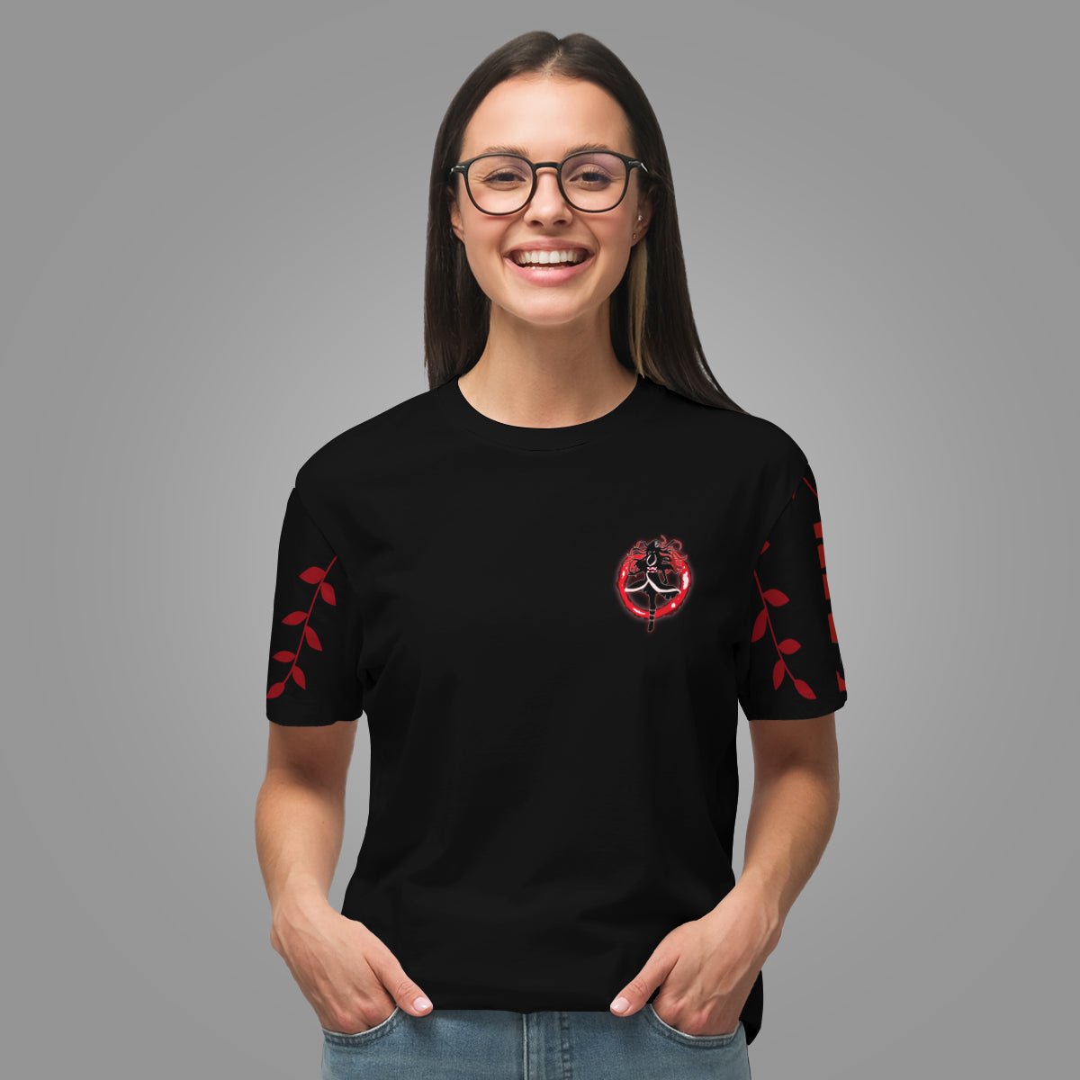 red-ed-nezuko-unisex-t-shirt-639225 red ed nezuko unisex t shirt 639225 - Gear Anime