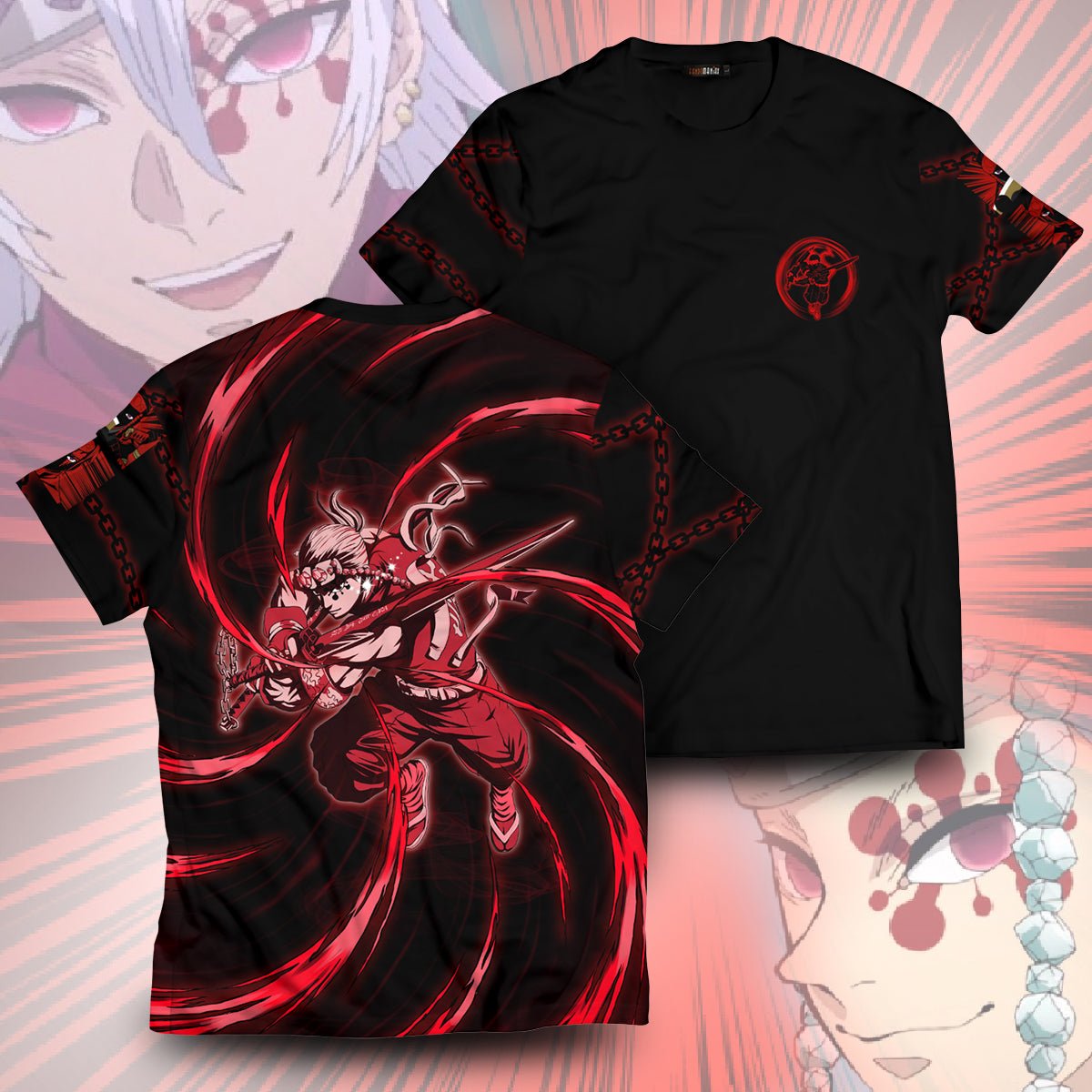 red-ed-uzui-unisex-t-shirt-307498 red ed uzui unisex t shirt 307498 - Gear Anime