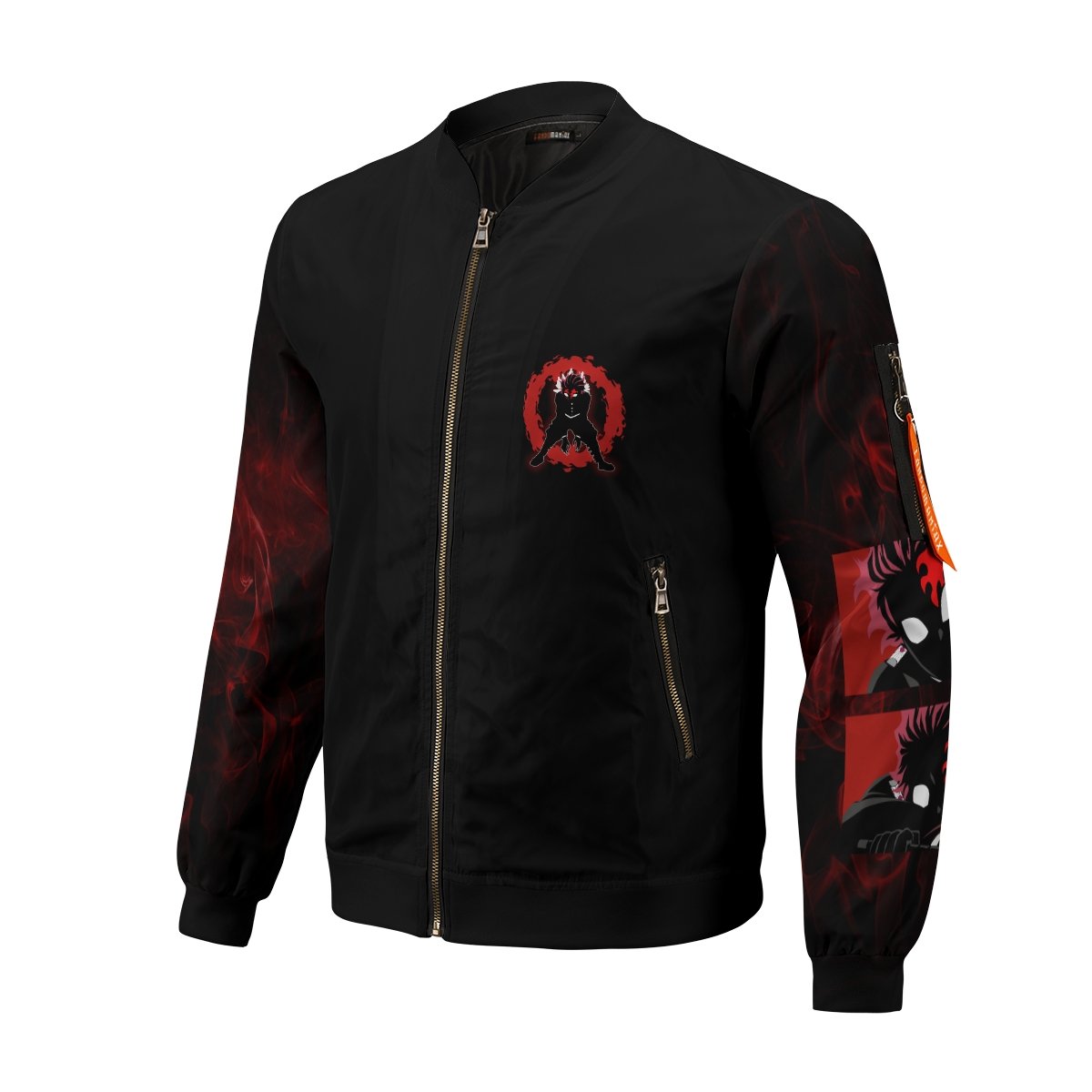 red-tanjiro-bomber-jacket-204670 red tanjiro bomber jacket 204670 - Gear Anime