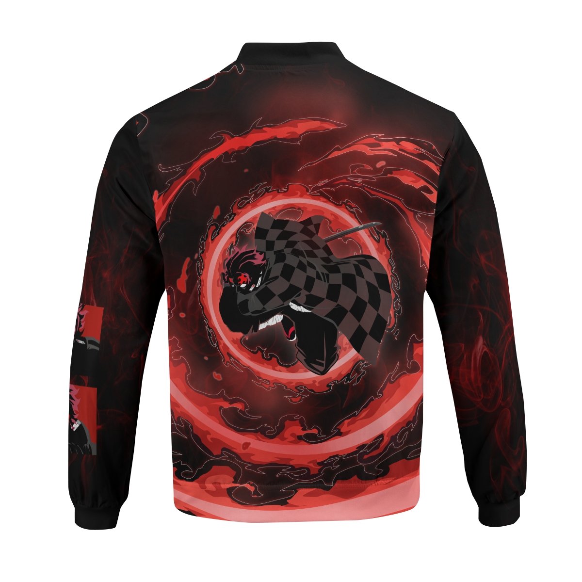 red-tanjiro-bomber-jacket-375291 red tanjiro bomber jacket 375291 - Gear Anime
