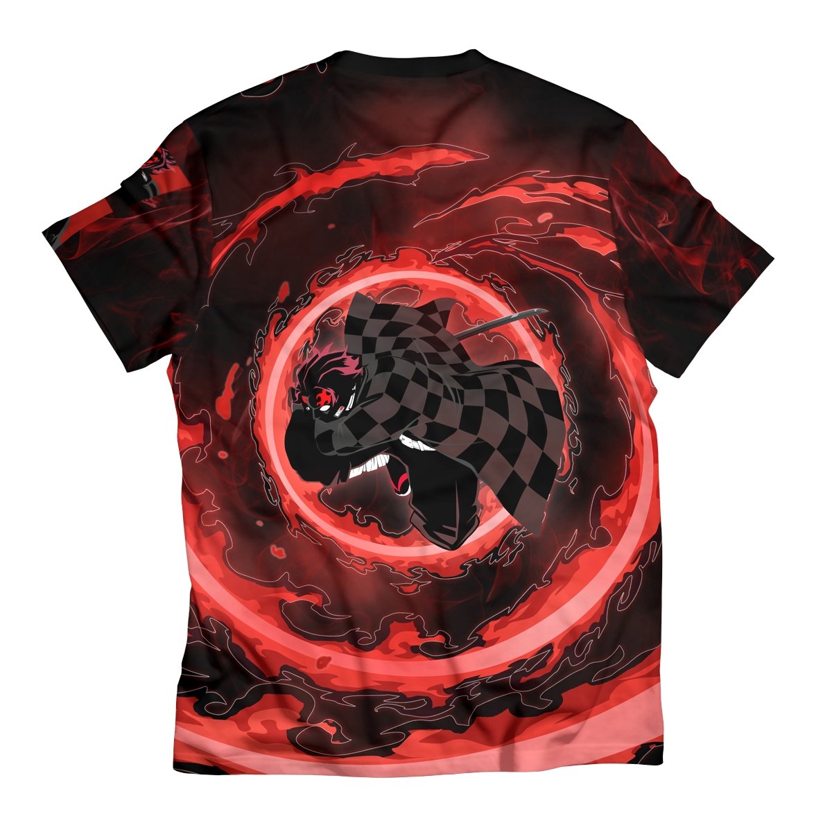red-tanjiro-unisex-t-shirt-555582 red tanjiro unisex t shirt 555582 - Gear Anime