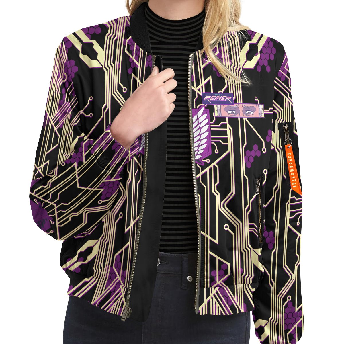 reiner-cyber-bomber-jacket-107973 reiner cyber bomber jacket 107973 - Gear Anime