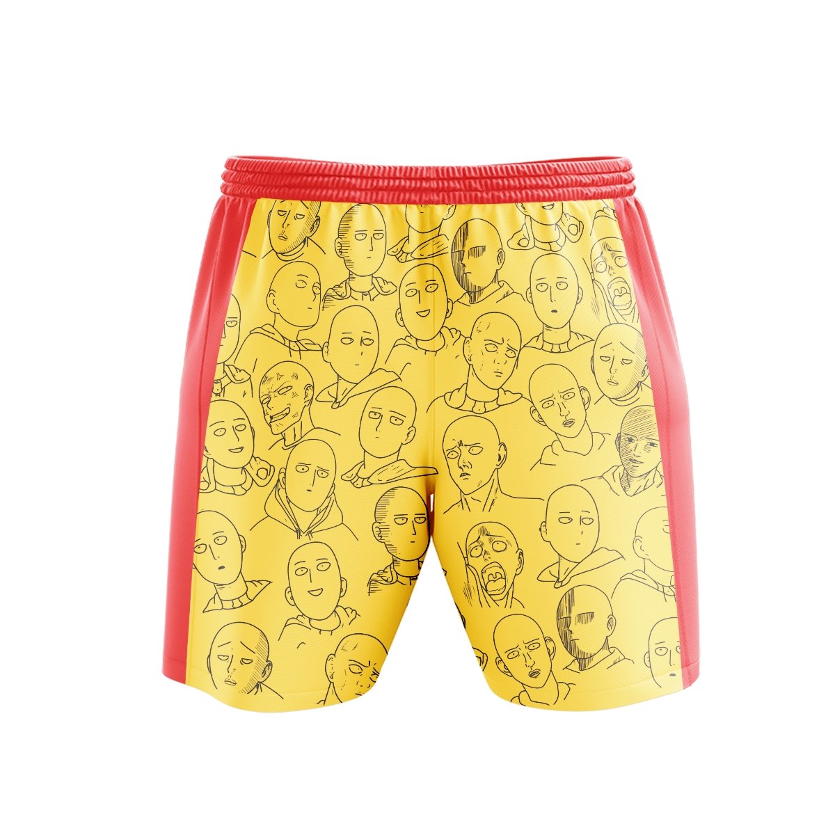 saitama-fun-face-beach-shorts-886860 saitama fun face beach shorts 886860 - Gear Anime