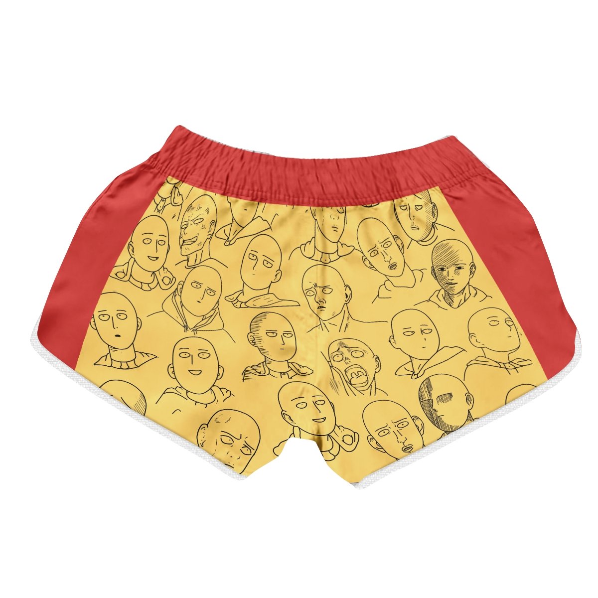 saitama-fun-face-women-beach-shorts-593003 saitama fun face women beach shorts 593003 - Gear Anime
