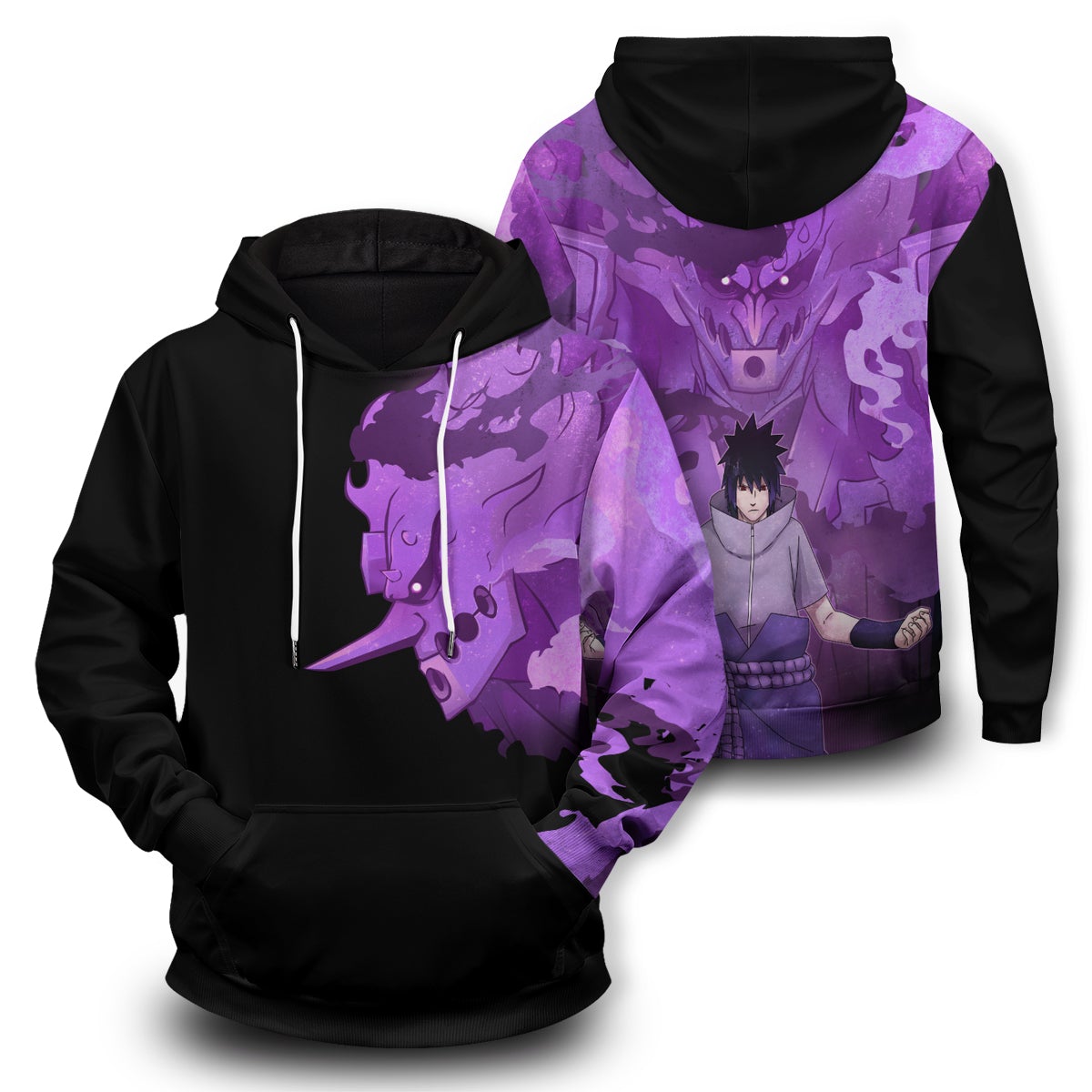 Naruto Hoodies - Sasuke Susanoo Unisex Pullover Hoodie FH0709 7 - Gear Anime sasuke susanoo unisex pullover hoodie 737330 - Gear Anime