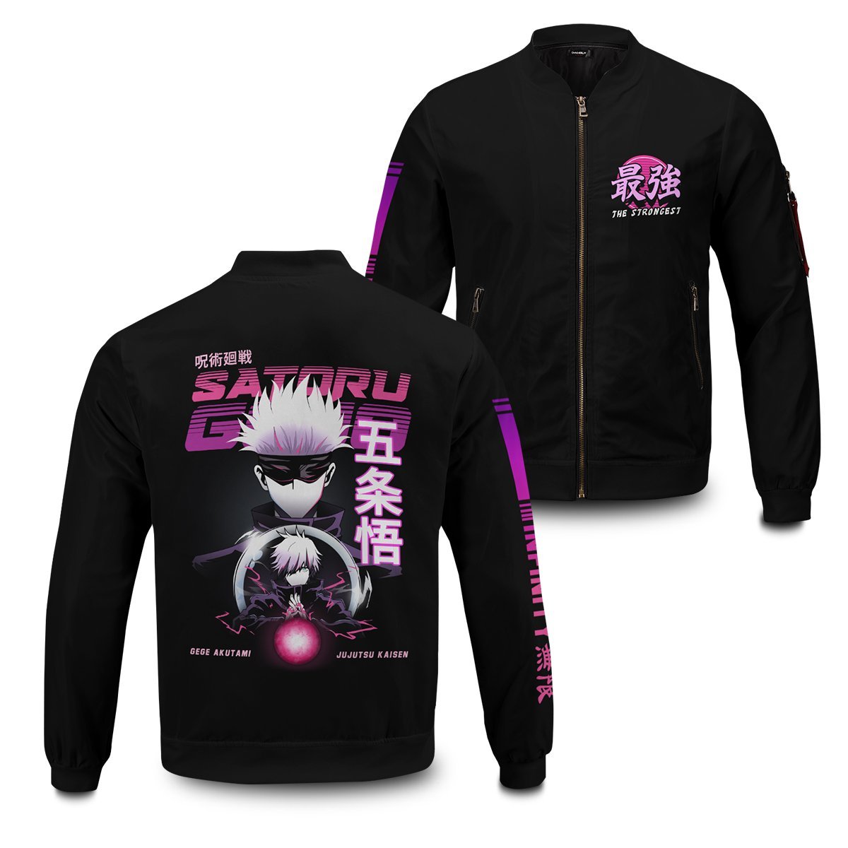 Jujutsu Kaisen Jackets - Satoru Gojo Bomber Jacket FH0709 12 - Gear Anime satoru gojo bomber jacket 407587 - Gear Anime
