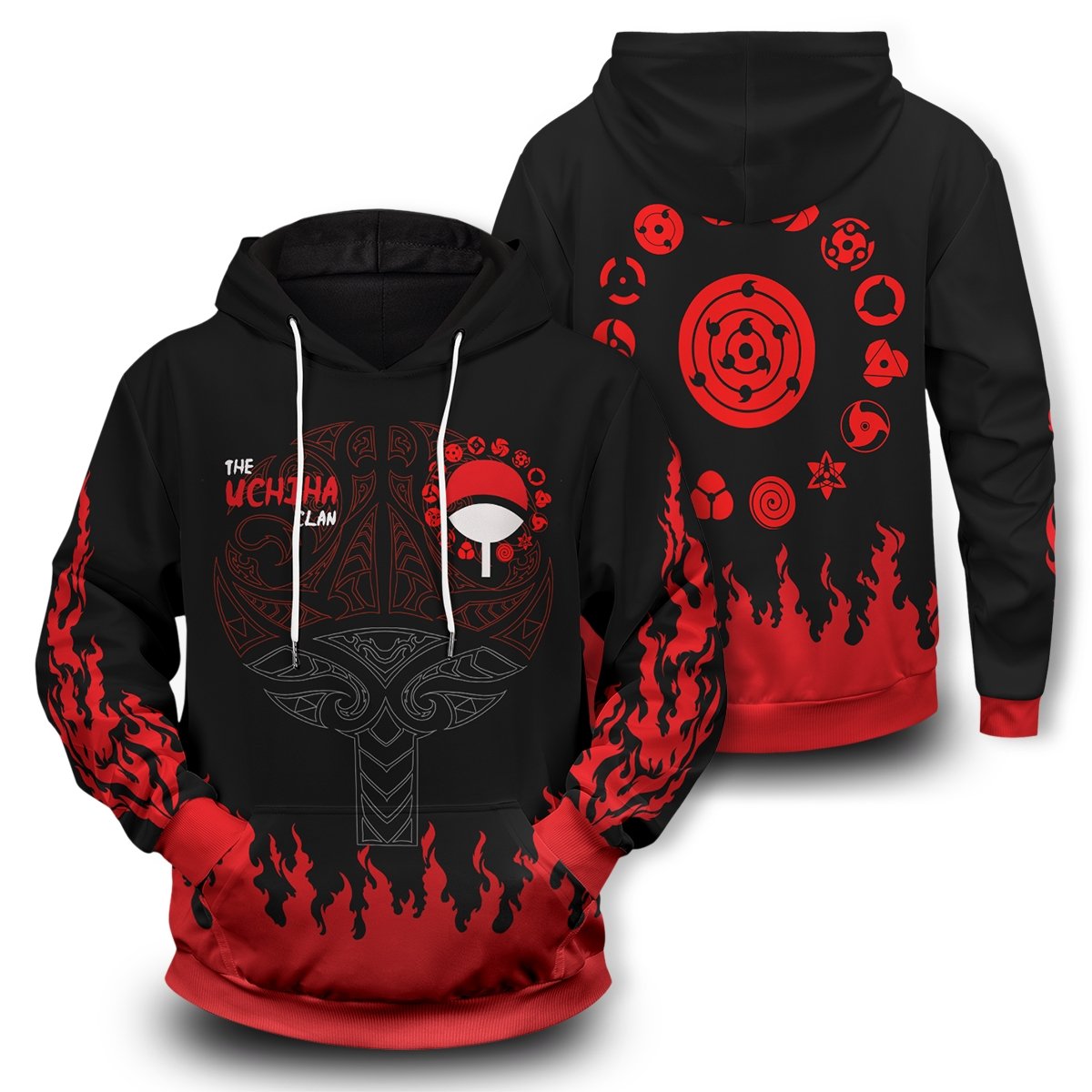 Naruto Hoodies - Scorching Uchiha Unisex Pullover Hoodie FH0709 5 - Gear Anime scorching uchiha unisex pullover hoodie 526556 - Gear Anime