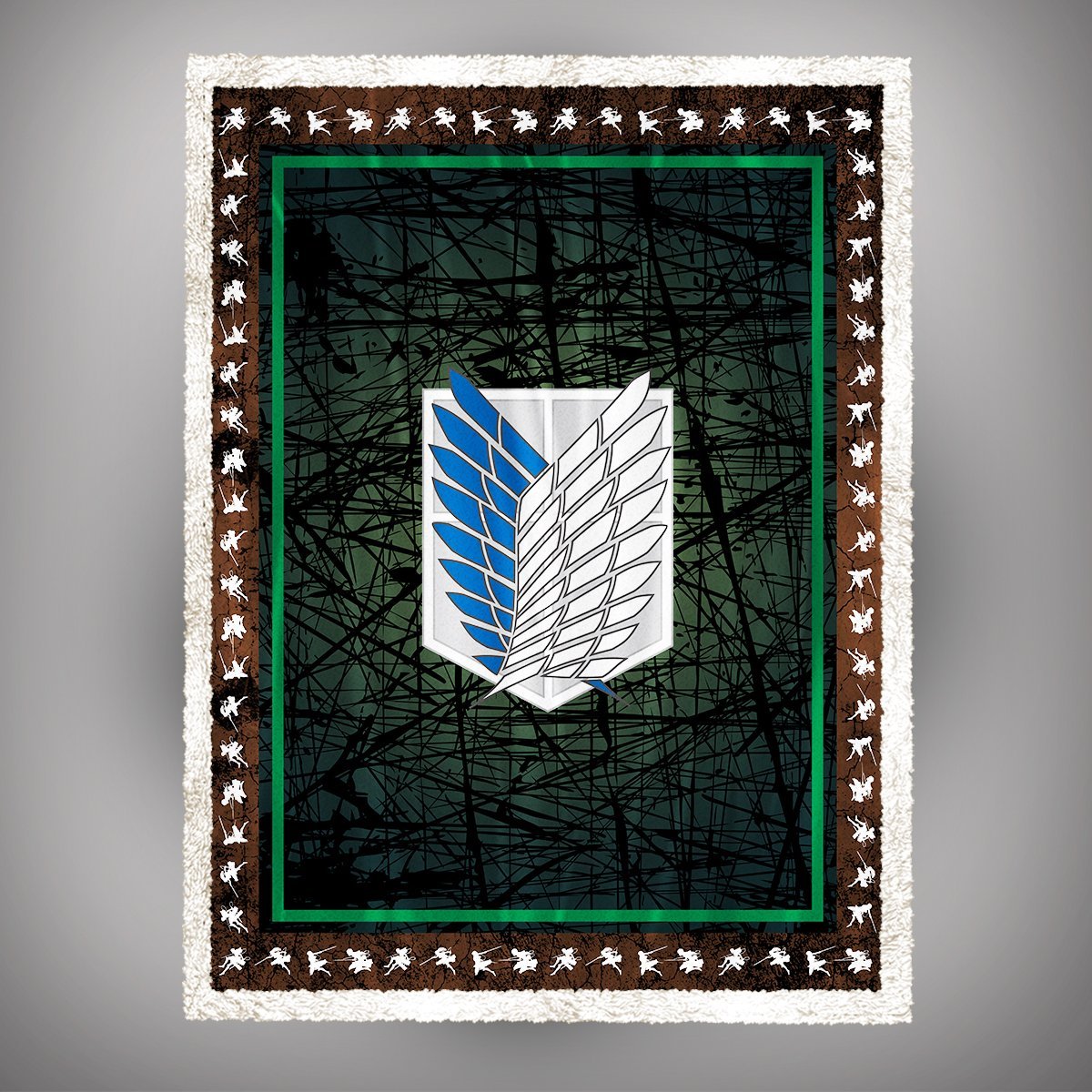 scouting-legion-throw-blanket-326169 scouting legion throw blanket 326169 - Gear Anime