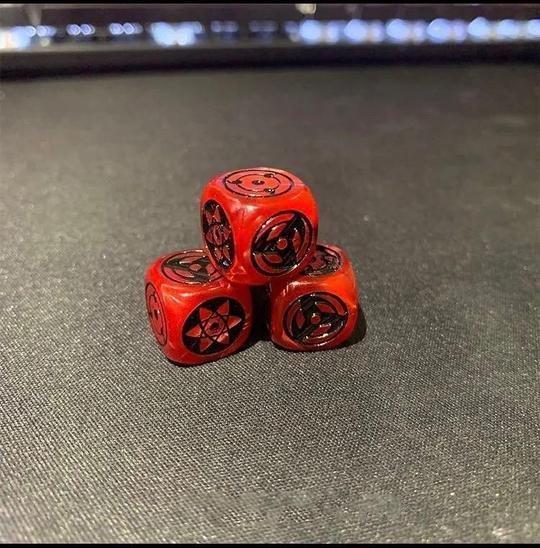 sharingan-dice-set-850710 sharingan dice set 850710 - Gear Anime