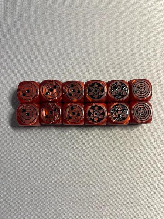 sharingan-dice-set-858187 sharingan dice set 858187 - Gear Anime