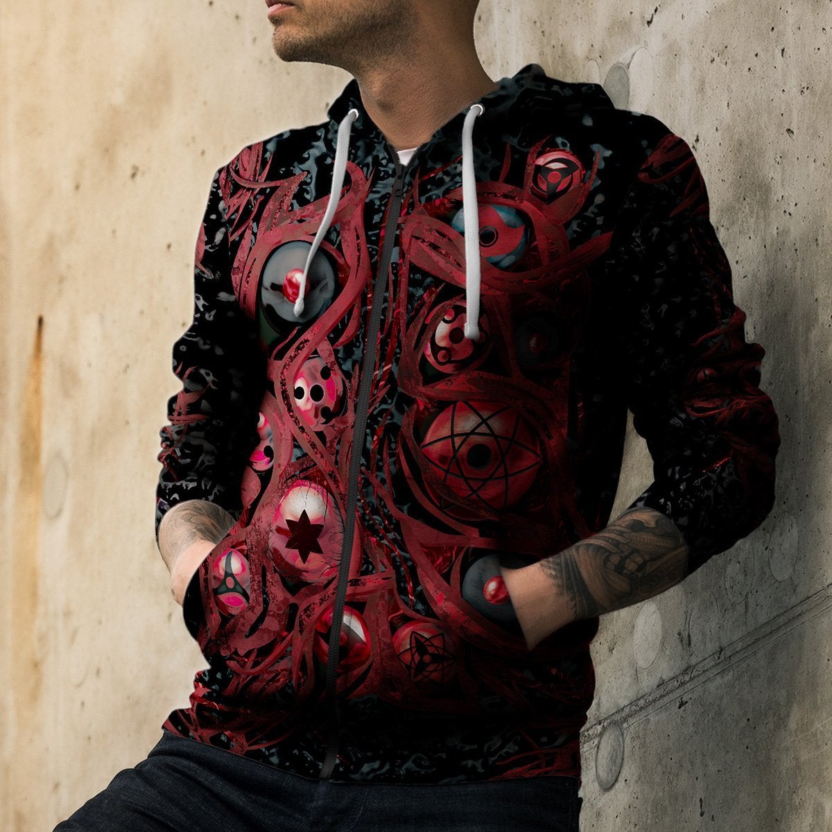 sharingan-eyes-unisex-zipped-hoodie-107412 sharingan eyes unisex zipped hoodie 107412 - Gear Anime