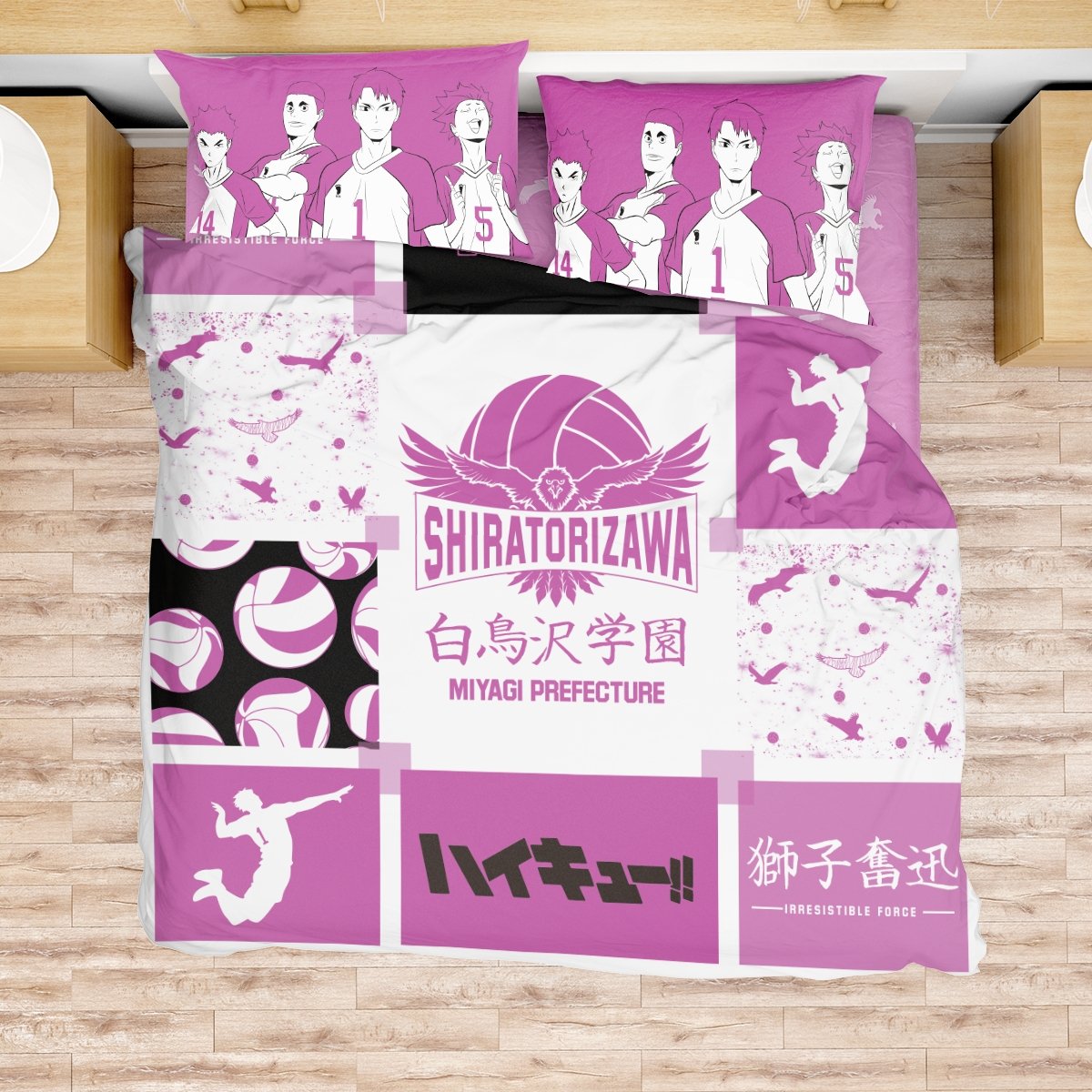 shiratorizawa-cozy-bedding-set-838532 shiratorizawa cozy bedding set 838532 - Gear Anime