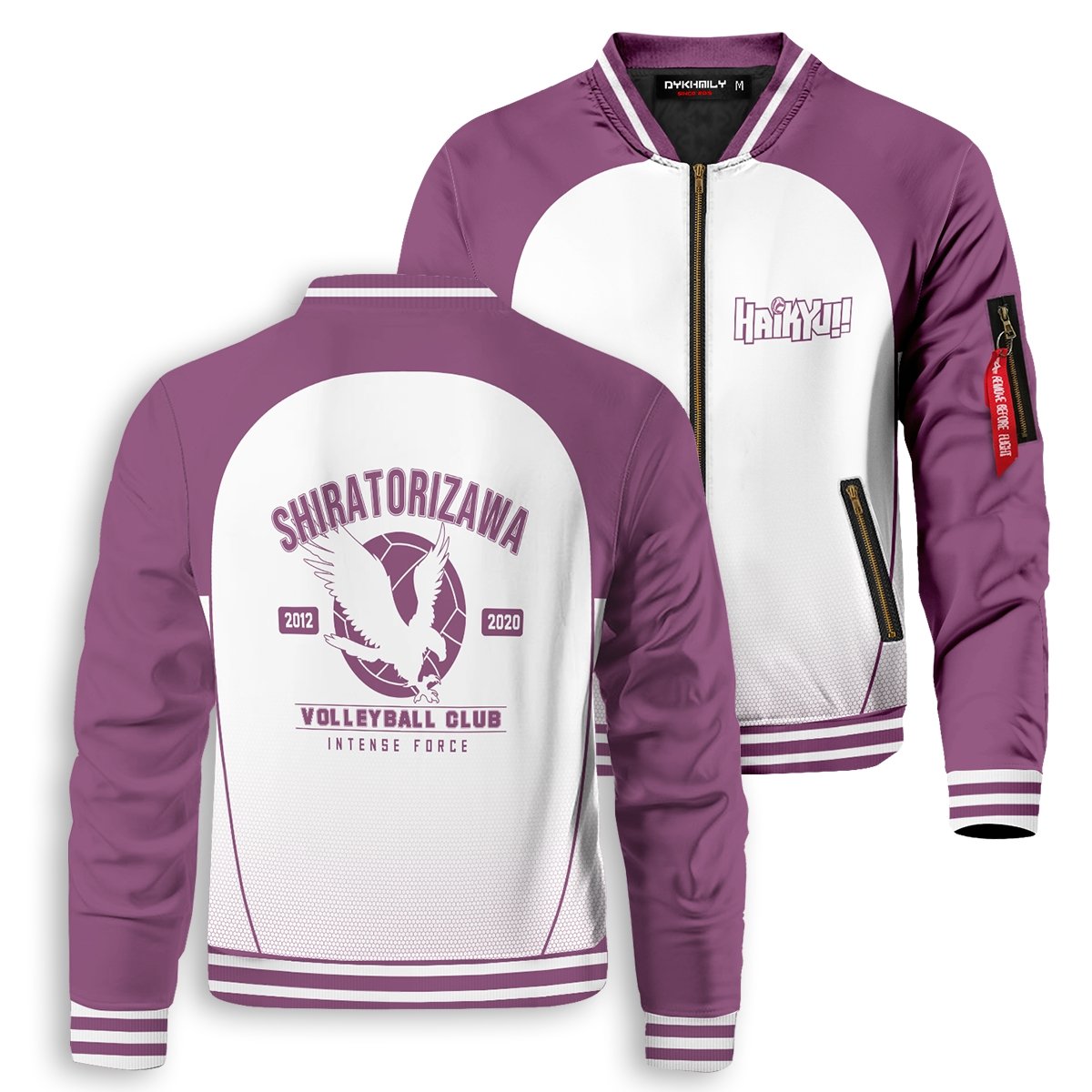 Haikyuu Jackets - Shiratorizawa Intense Force Bomber Jacket FH0709 10 - Gear Anime shiratorizawa intense force bomber jacket 107049 - Gear Anime