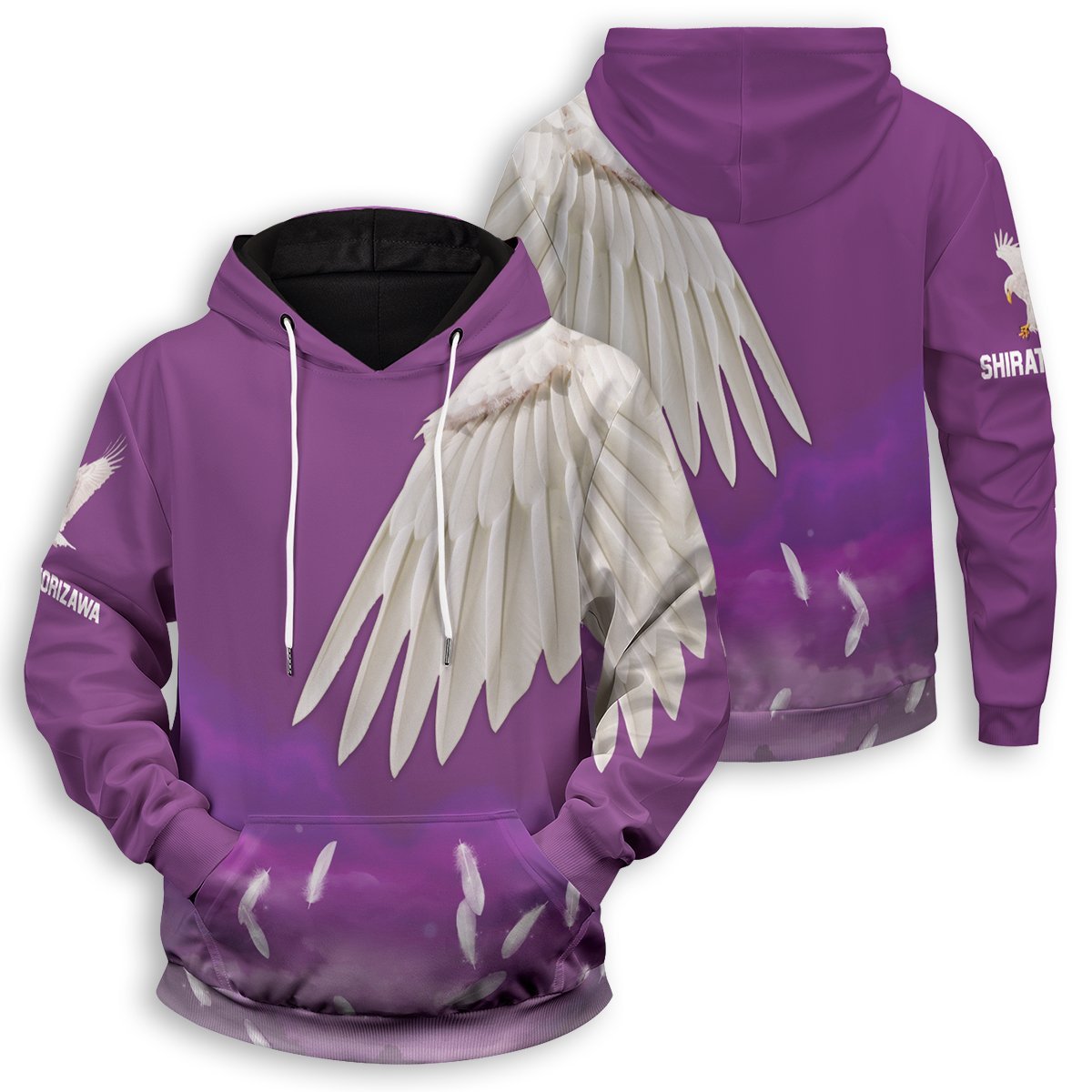Haikyuu Hoodies - Shiratorizawa White Eagle Unisex Pullover Hoodie FH0709 10 - Gear Anime shiratorizawa white eagle unisex pullover hoodie 309864 - Gear Anime