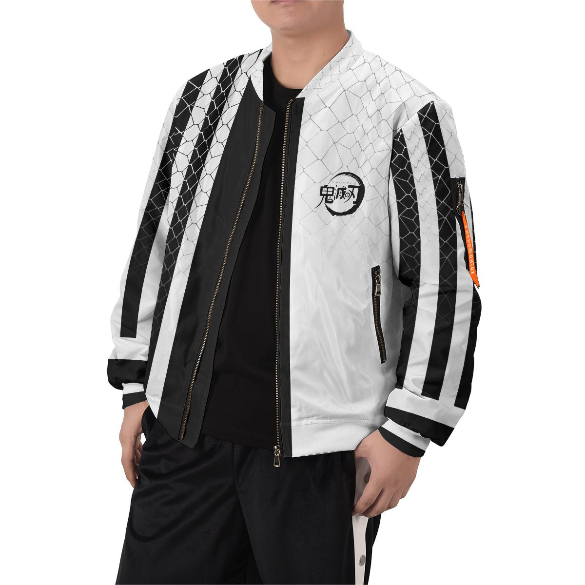 snake-hashira-stylish-bomber-jacket-624301 snake hashira stylish bomber jacket 624301 - Gear Anime