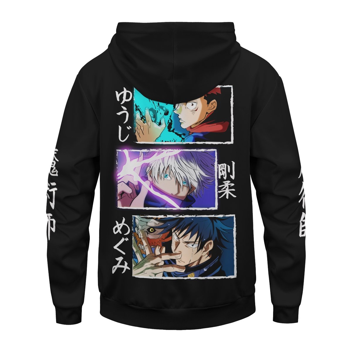 sorcerer-trio-panel-unisex-pullover-hoodie-522056 sorcerer trio panel unisex pullover hoodie 522056 - Gear Anime