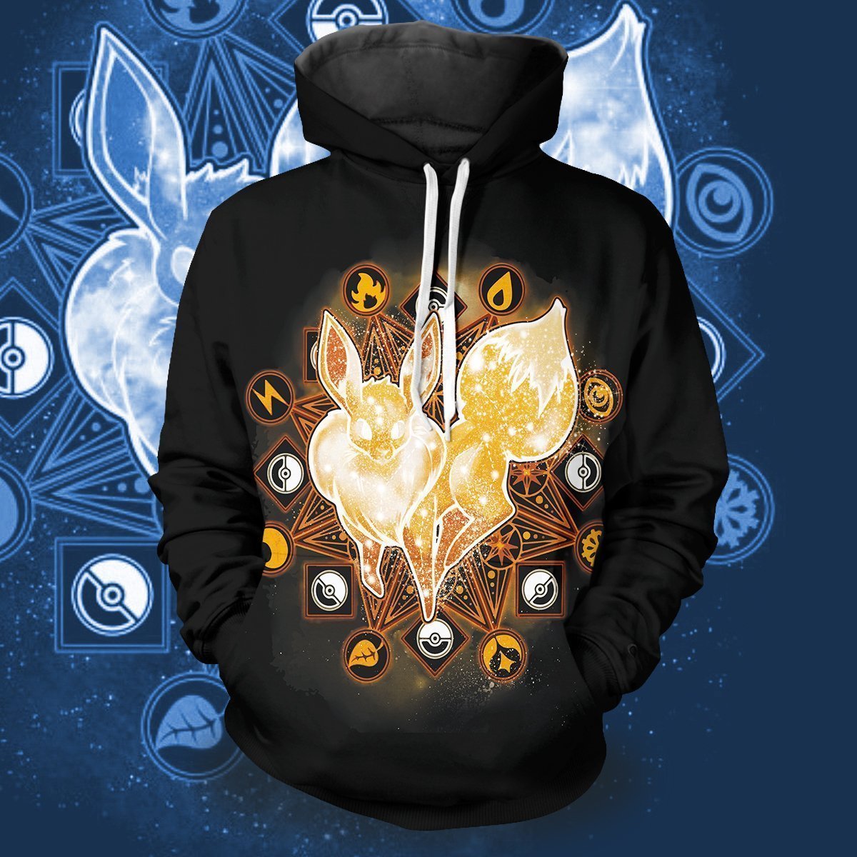 starry-eeveelution-unisex-pullover-hoodie-112406 starry eeveelution unisex pullover hoodie 112406 - Gear Anime