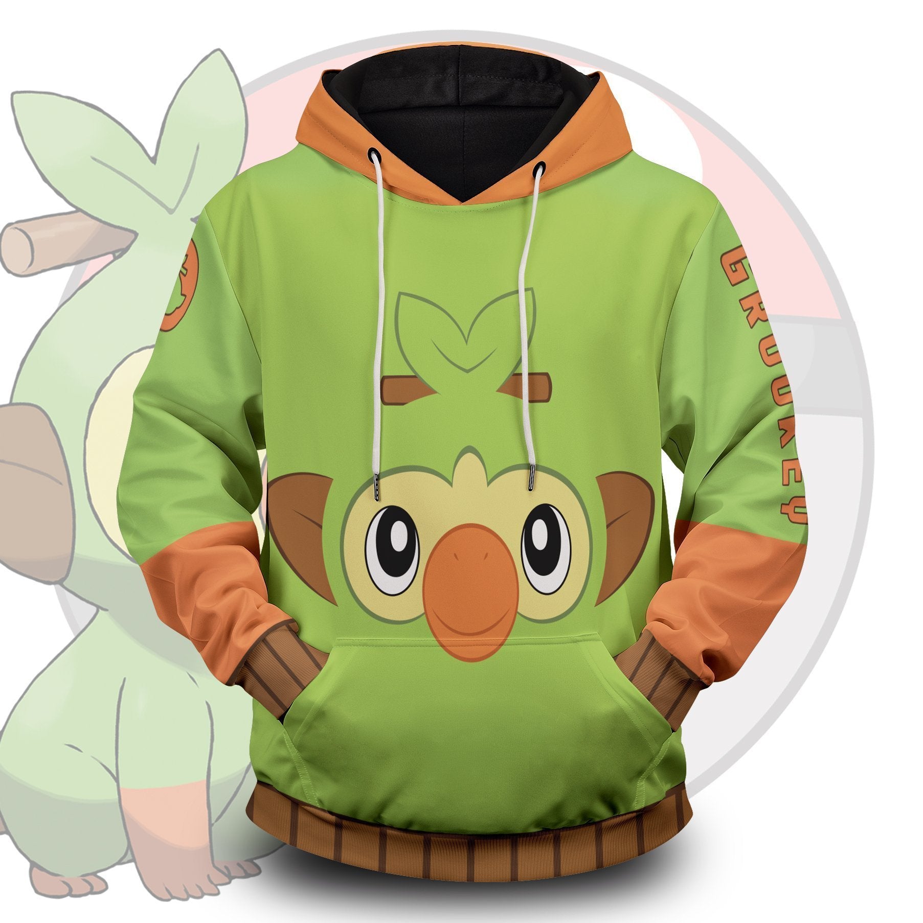 starter-grookey-unisex-pullover-hoodie-161645 starter grookey unisex pullover hoodie 161645 - Gear Anime