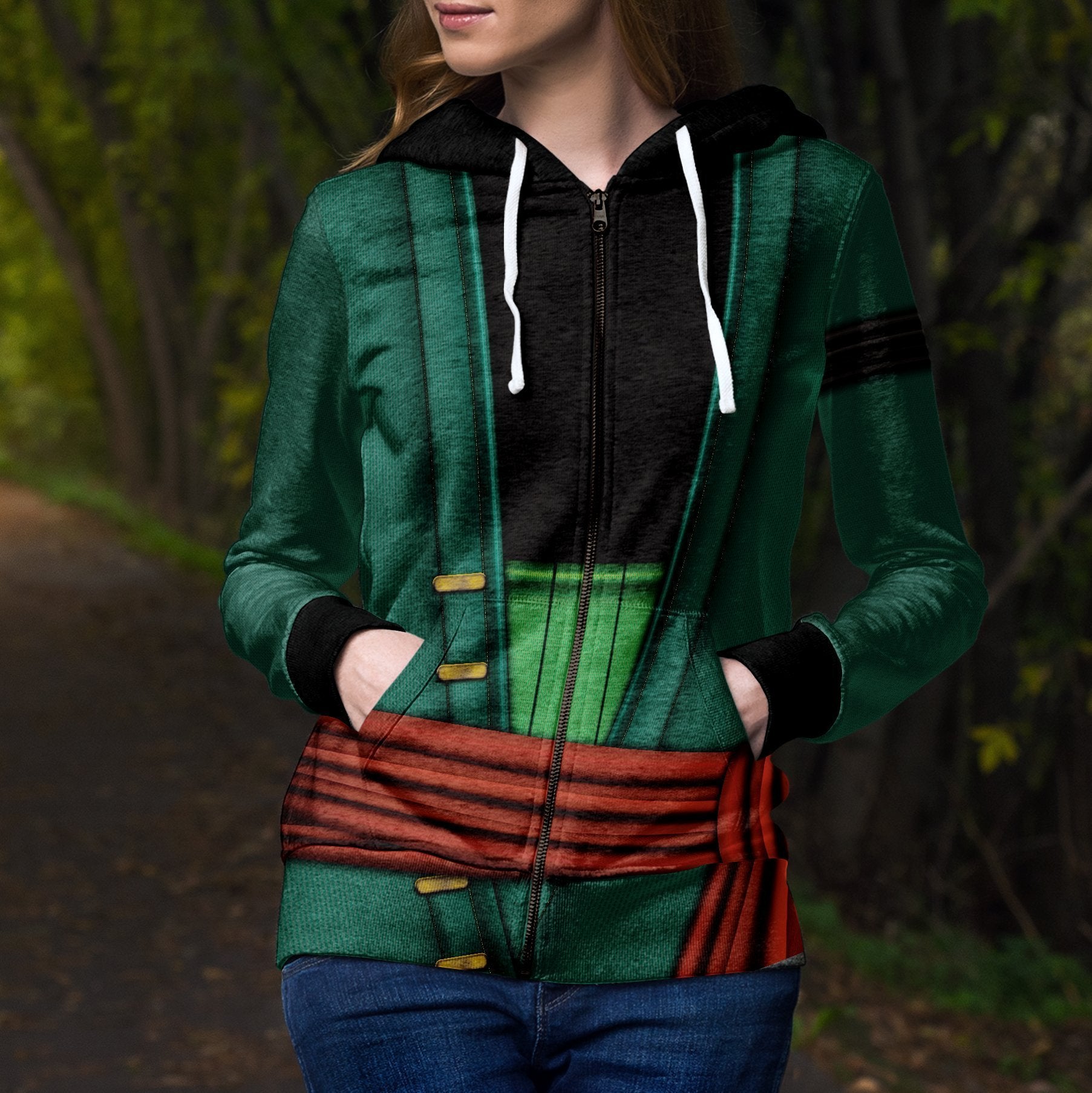 strongest-swordsman-zoro-unisex-zipped-hoodie-269636 strongest swordsman zoro unisex zipped hoodie 269636 - Gear Anime