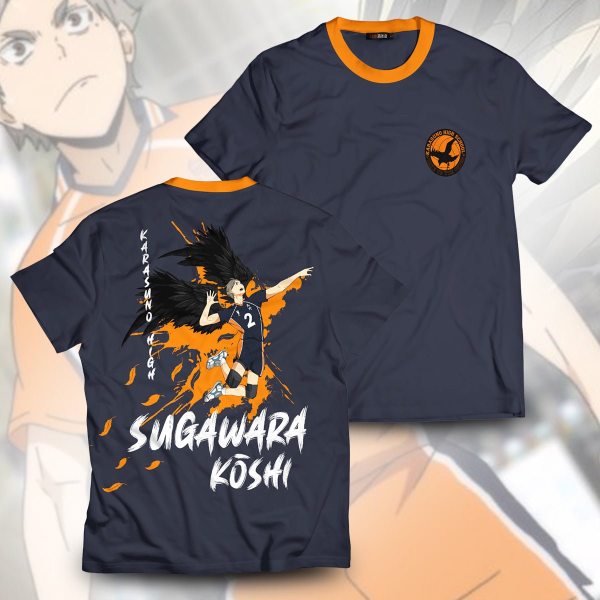 sugawara-wings-unisex-t-shirt-504655 sugawara wings unisex t shirt 504655 - Gear Anime