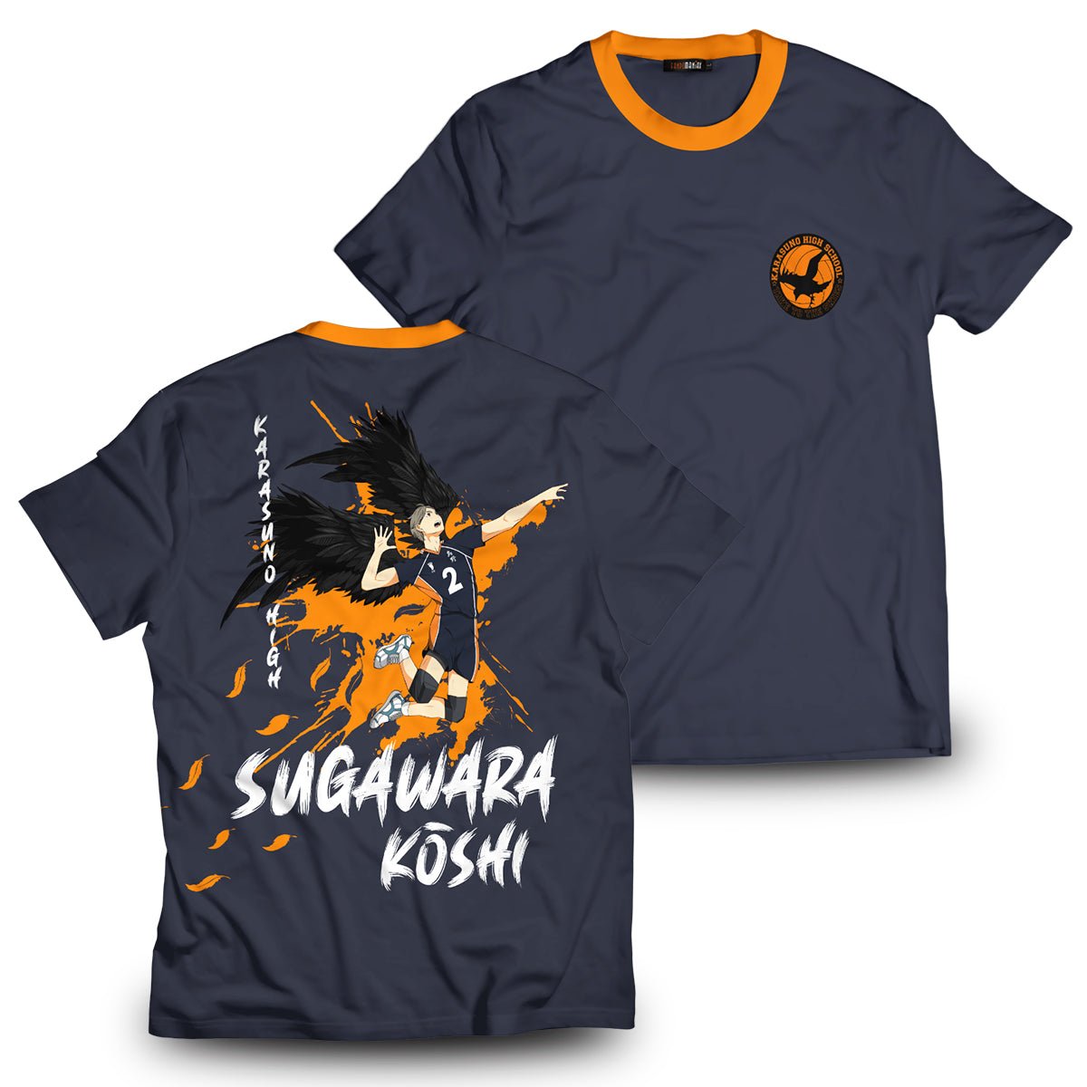 Haikyuu T-Shirts - Sugawara Wings Unisex T-Shirt FH0709 12 - Gear Anime sugawara wings unisex t shirt 706954 - Gear Anime