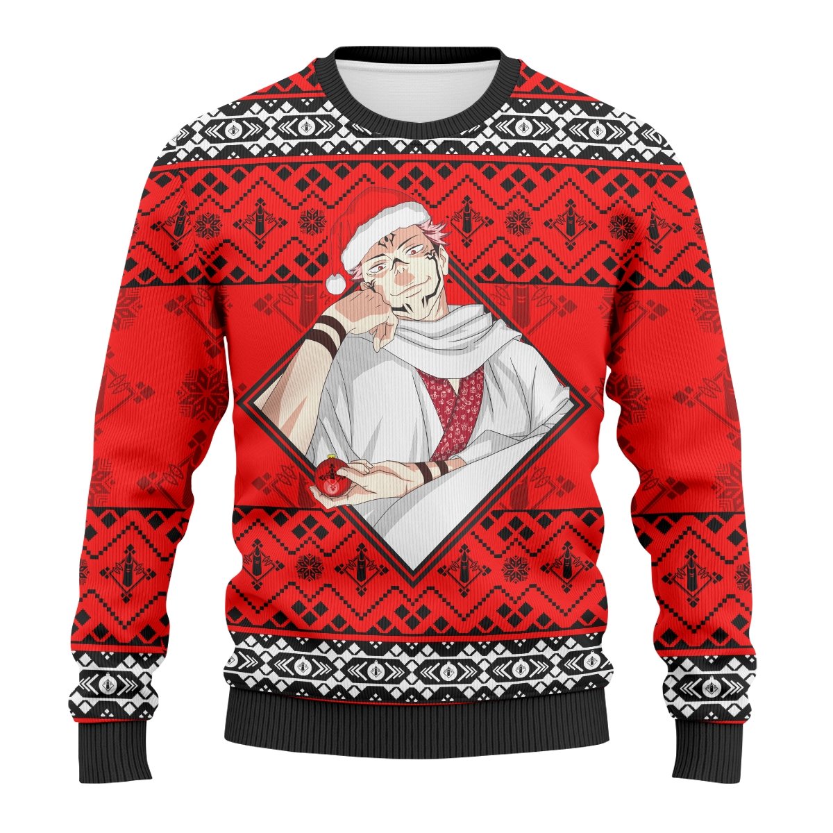 sukuna-christmas-unisex-wool-sweater-956244 sukuna christmas unisex wool sweater 956244 - Gear Anime