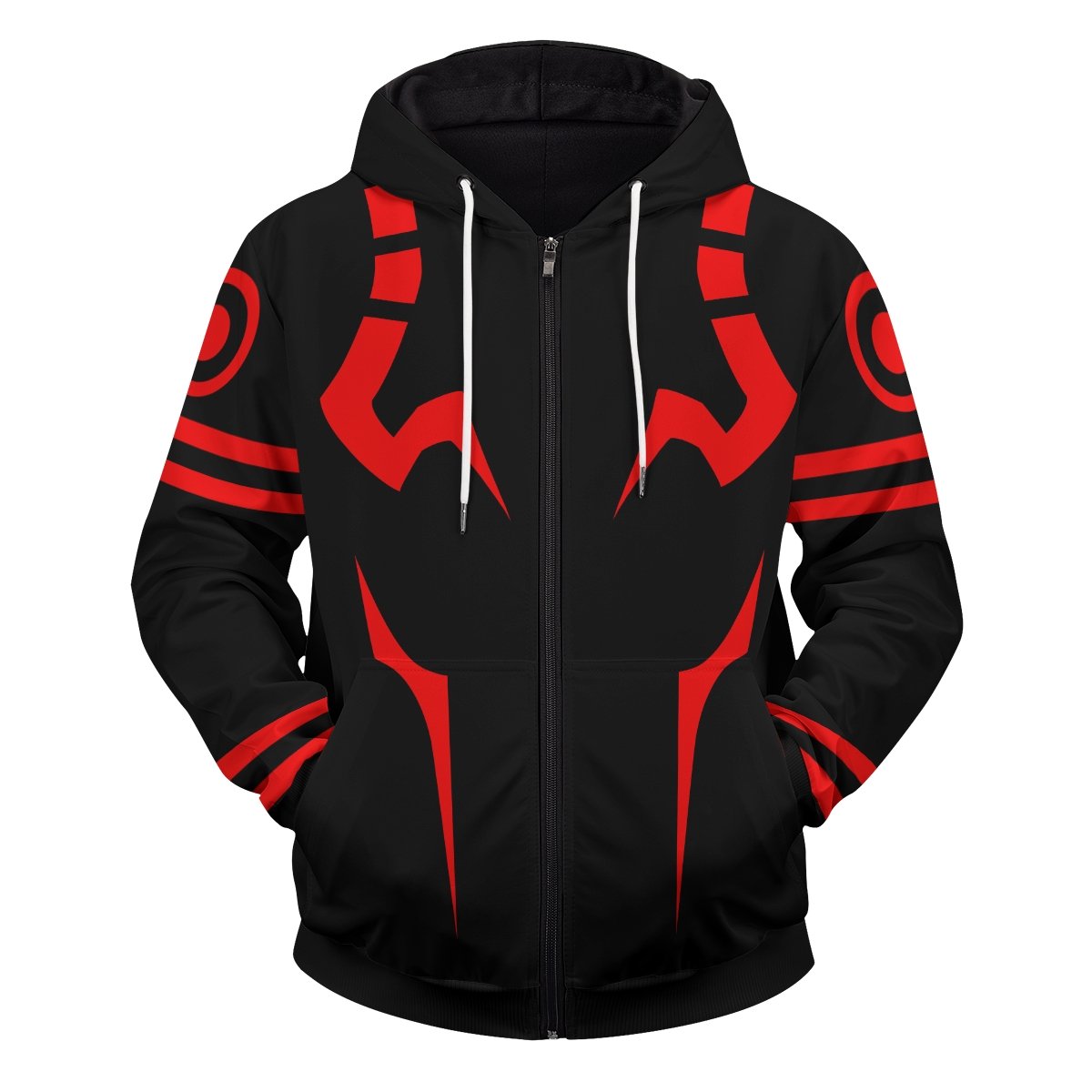 sukuna-v2-unisex-zipped-hoodie-631389 sukuna v2 unisex zipped hoodie 631389 - Gear Anime