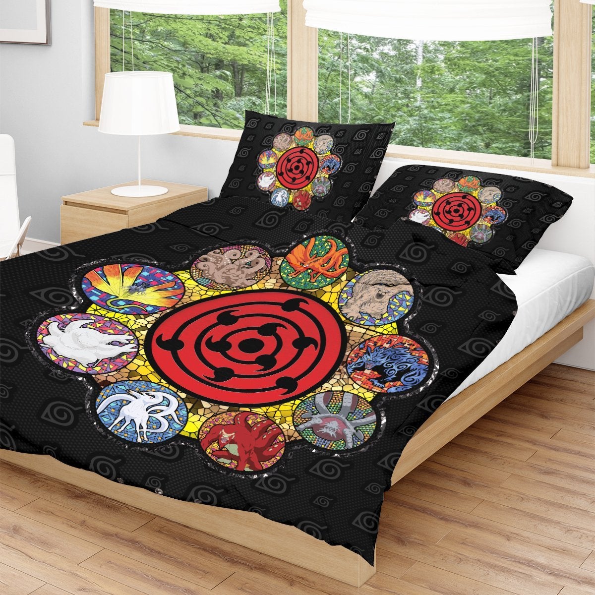 tailed-beast-bedding-set-845340 tailed beast bedding set 845340 - Gear Anime