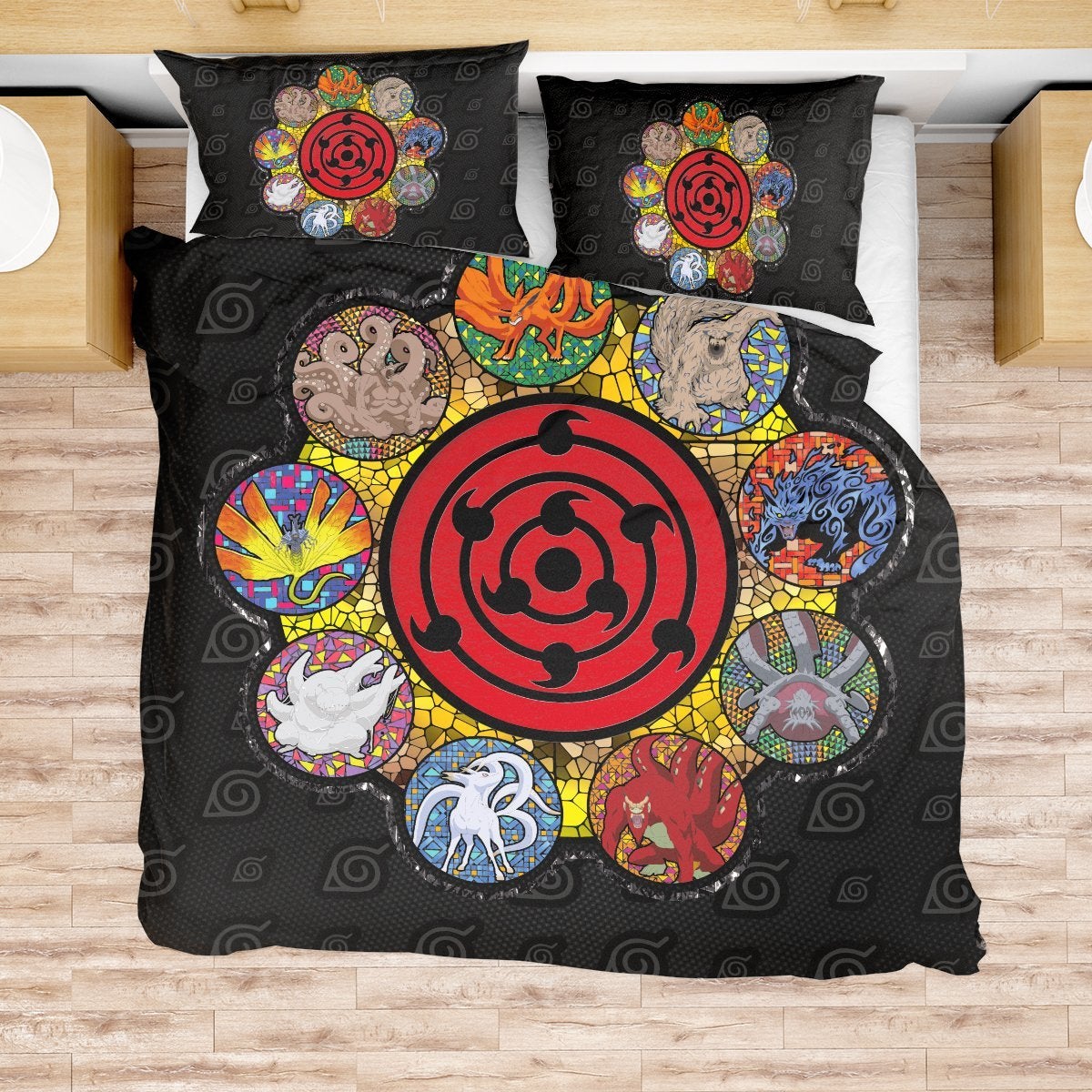 tailed-beast-bedding-set-927160 tailed beast bedding set 927160 - Gear Anime