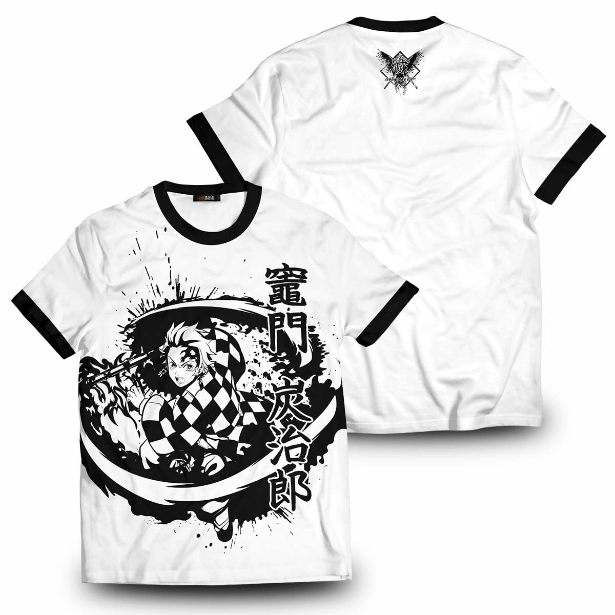 Demon Slayer T-Shirts - Tanjiro B&W Unisex T-Shirt FH0709 8 - Gear Anime tanjiro bw unisex t shirt 417338 - Gear Anime