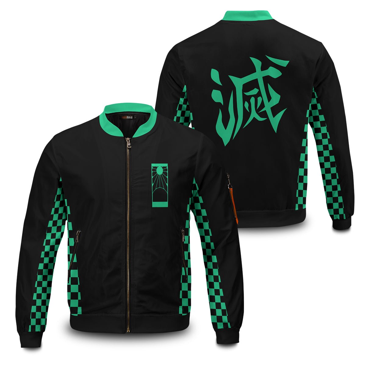 tanjiro fashion v2 bomber jacket 283431 - Gear Anime