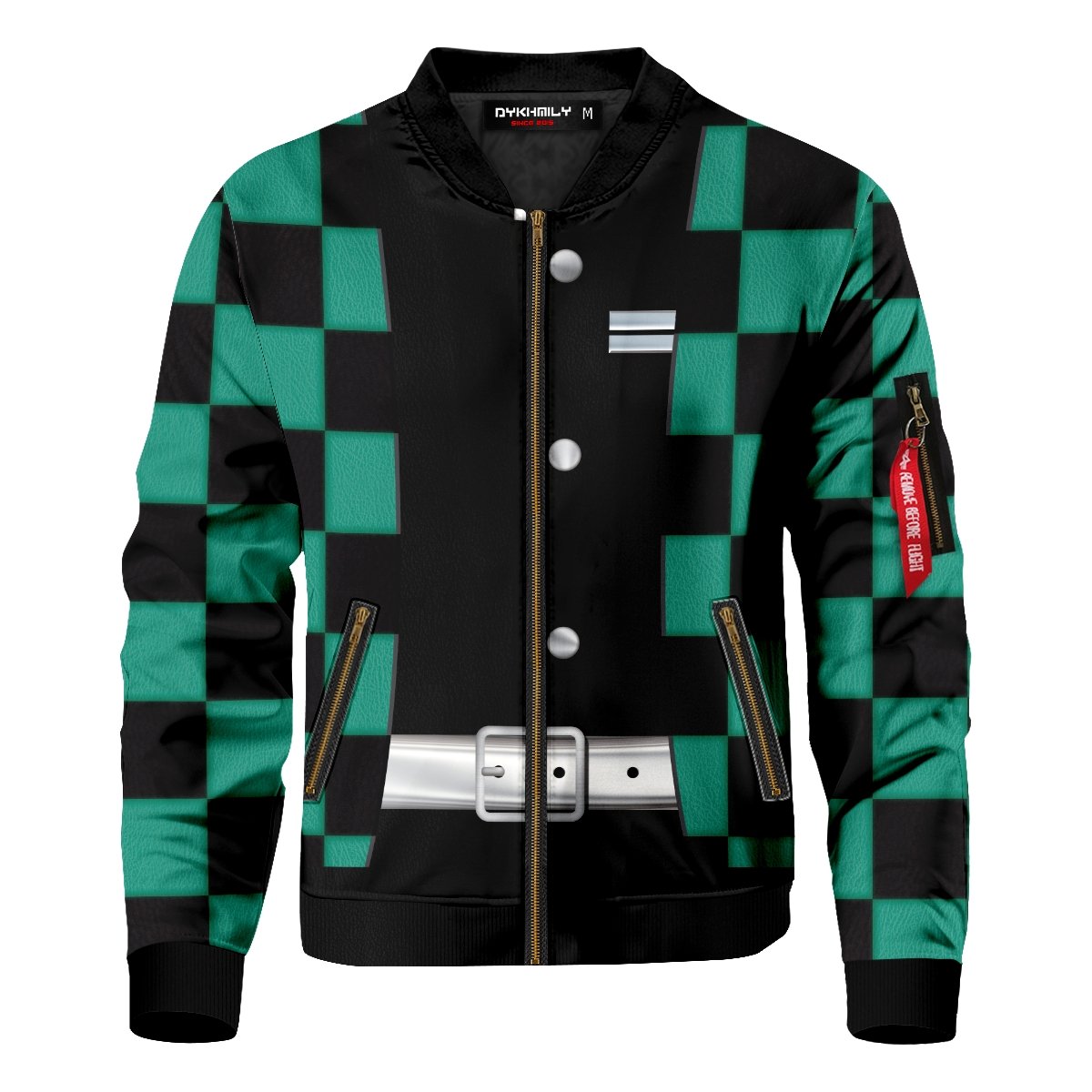 Demon Slayer Jackets - Tanjiro Kamado Bomber Jacket FH0709 6 - Gear Anime tanjiro kamado bomber jacket 329402 - Gear Anime