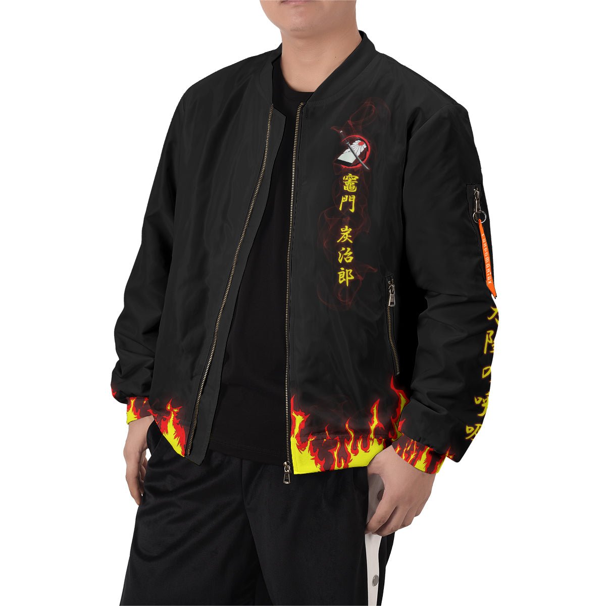 tanjiro-moonfall-bomber-jacket-197769 tanjiro moonfall bomber jacket 197769 - Gear Anime