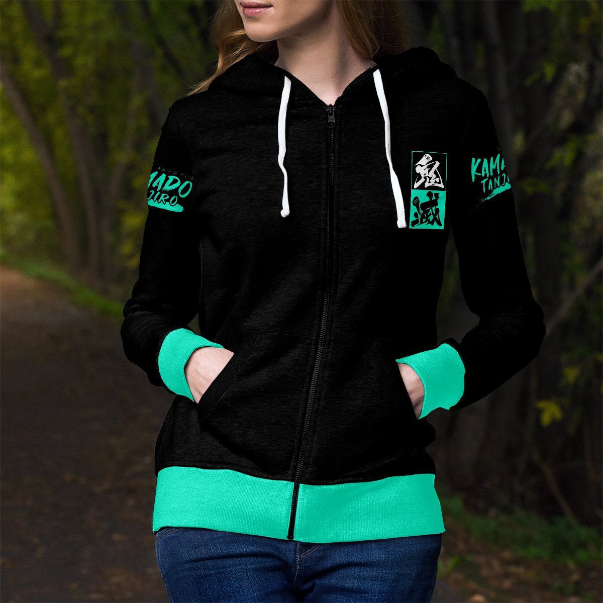 tanjiro-style-unisex-zipped-hoodie-982375 tanjiro style unisex zipped hoodie 982375 - Gear Anime