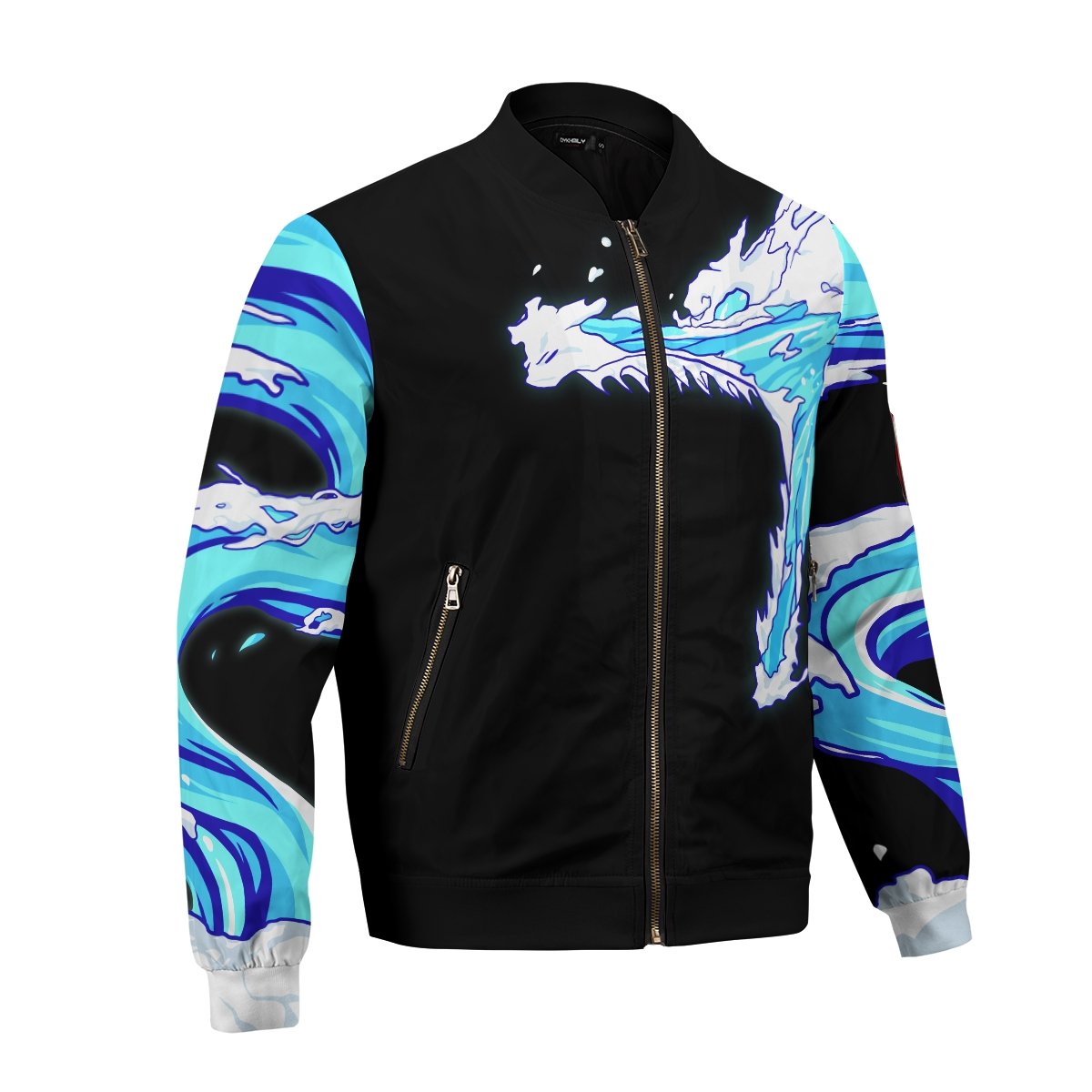 tanjiro-water-style-bomber-jacket-325535 tanjiro water style bomber jacket 325535 - Gear Anime