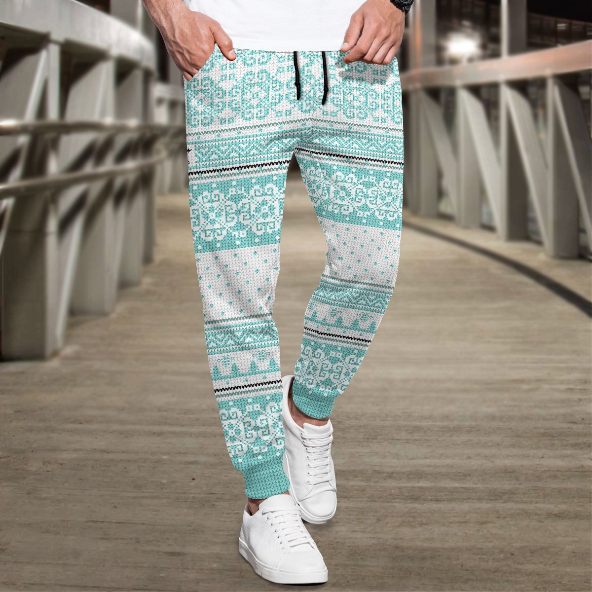 team-aoba-johsai-christmas-jogger-pants-604034 team aoba johsai christmas jogger pants 604034 - Gear Anime