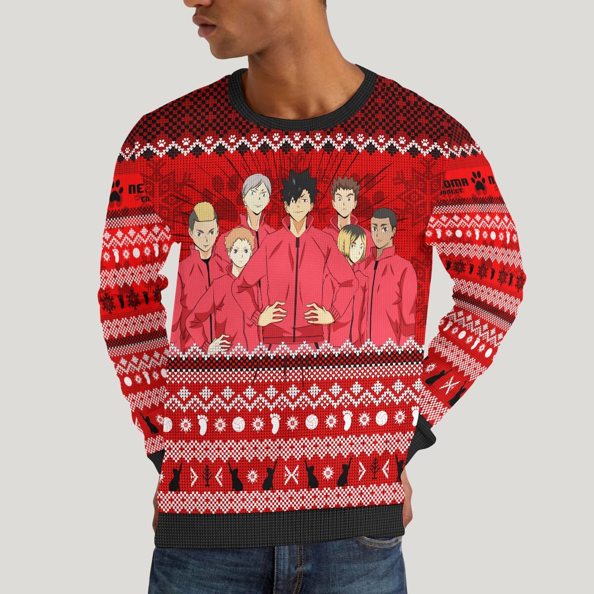 team-cat-unisex-wool-sweater-332383 team cat unisex wool sweater 332383 - Gear Anime