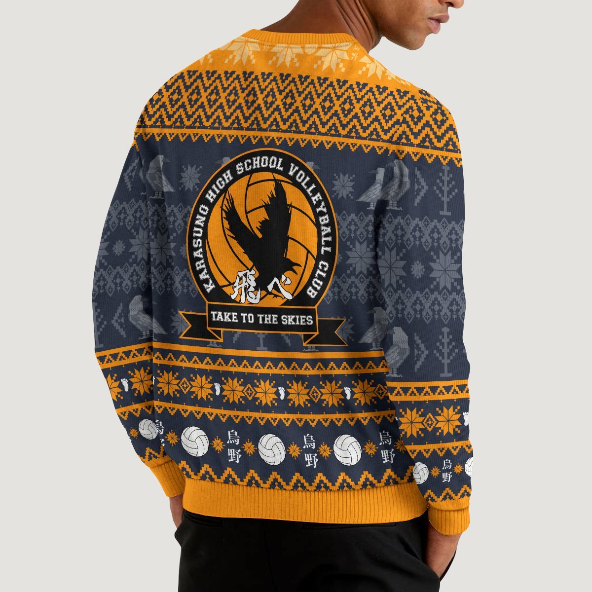 team-crow-unisex-wool-sweater-161887 team crow unisex wool sweater 161887 - Gear Anime