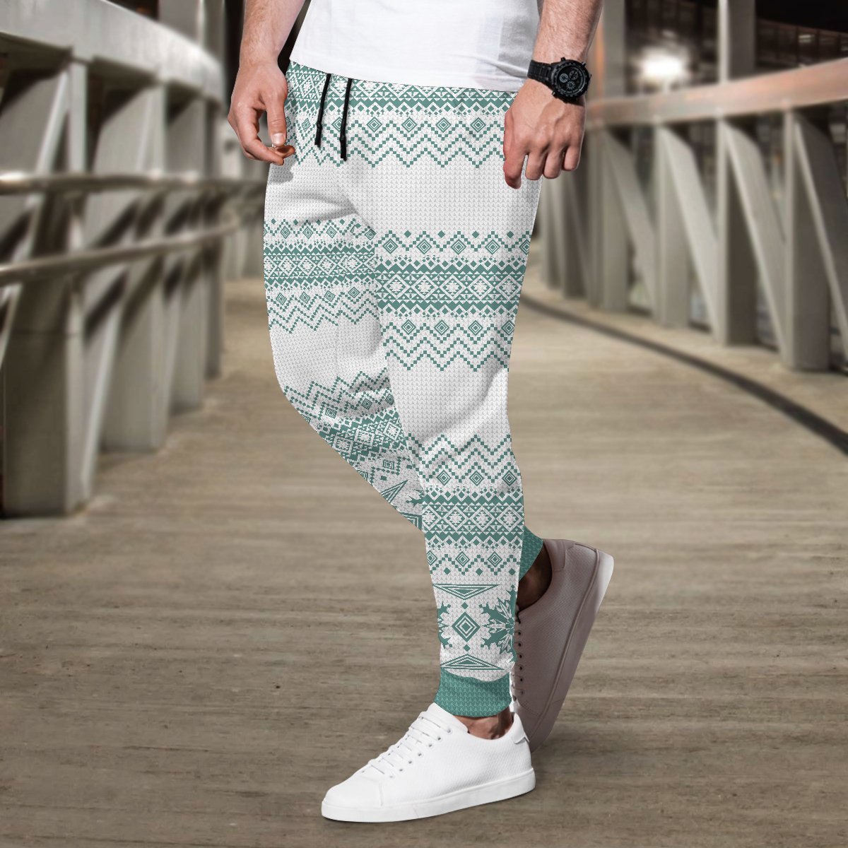 team-datekou-christmas-jogger-pants-230793 team datekou christmas jogger pants 230793 - Gear Anime