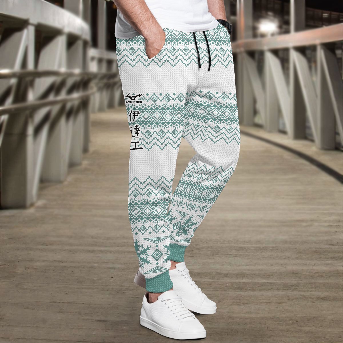 team-datekou-christmas-jogger-pants-456505 team datekou christmas jogger pants 456505 - Gear Anime