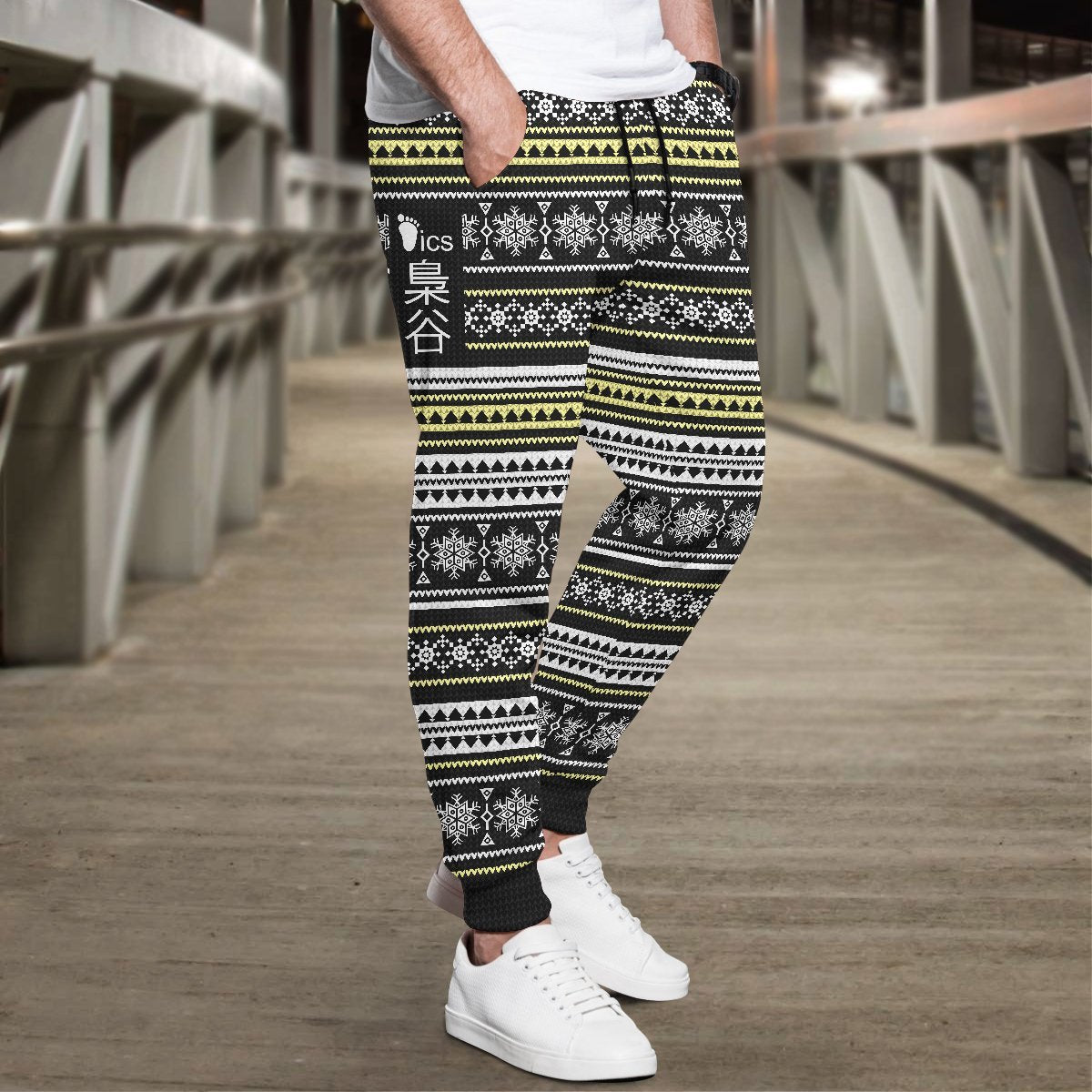 team-fukurodani-christmas-jogger-pants-386605 team fukurodani christmas jogger pants 386605 - Gear Anime