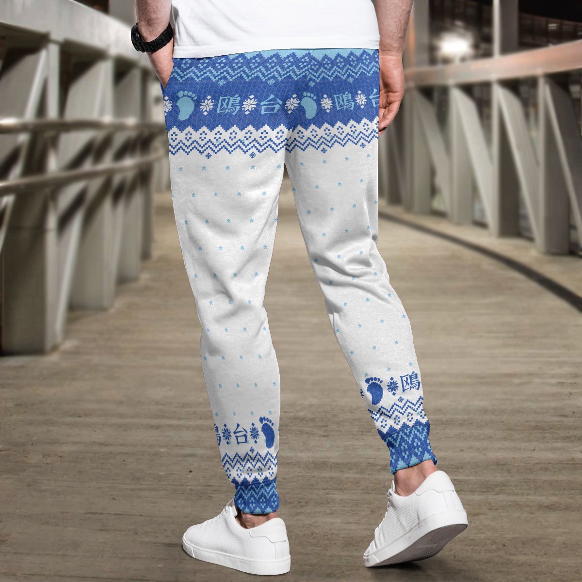 team-kamomedai-christmas-jogger-pants-443110 team kamomedai christmas jogger pants 443110 - Gear Anime