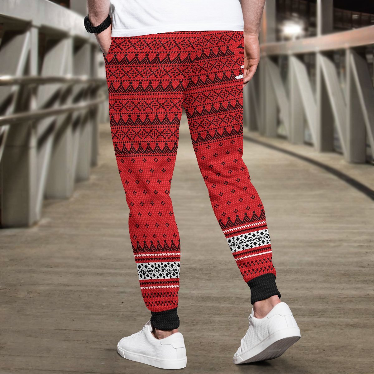 team-nekoma-christmas-jogger-pants-374208 team nekoma christmas jogger pants 374208 - Gear Anime