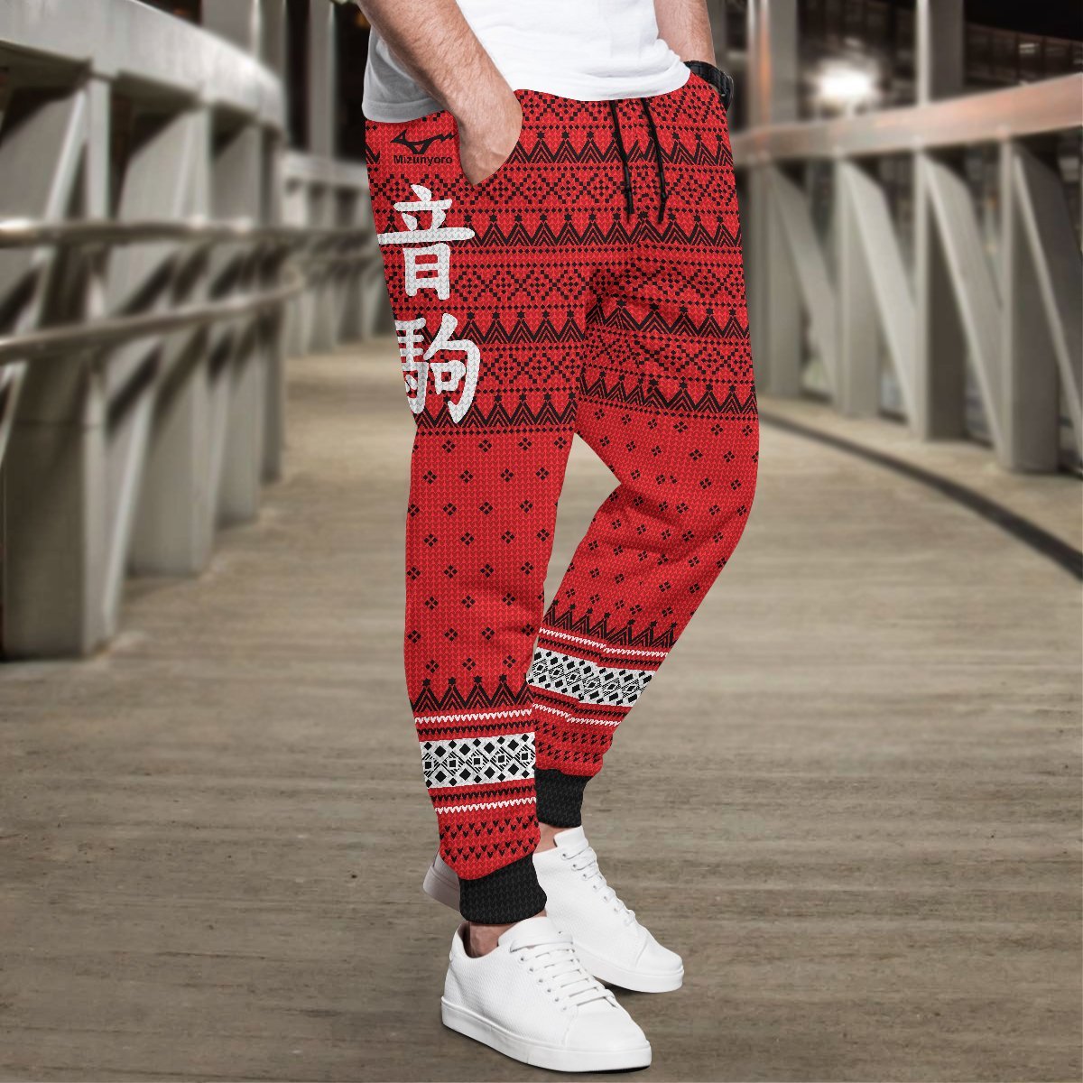 team-nekoma-christmas-jogger-pants-612679 team nekoma christmas jogger pants 612679 - Gear Anime
