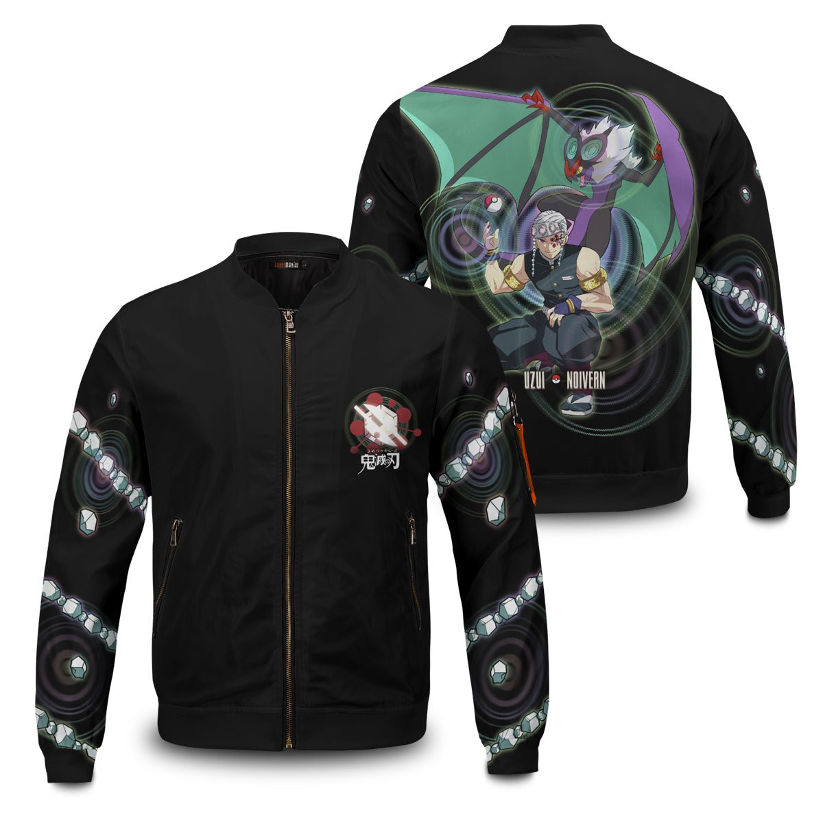 Pokemon Jackets - Tengen Collab Bomber Jacket FH0709 9 - Gear Anime tengen collab bomber jacket 536659 - Gear Anime