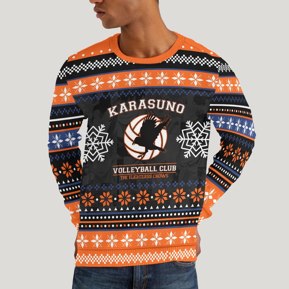 the-flightless-crows-unisex-wool-sweater-412877 the flightless crows unisex wool sweater 412877 - Gear Anime